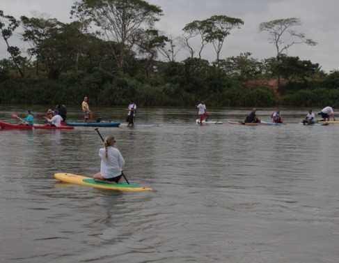 Cientes da import�ncia da preserva��o do Para�ba, grupo demonstrou conscientiza��o ambiental