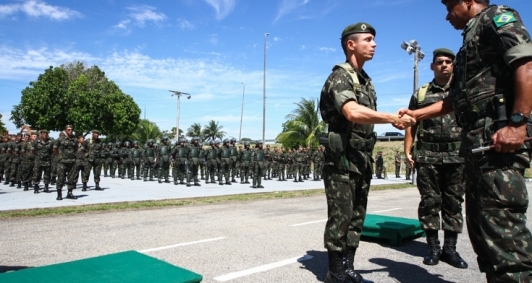 Troca de comando na 2 Companhia de Intantaria