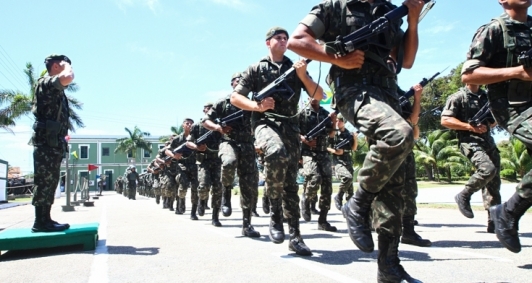 Troca de comando na 2 Companhia de Intantaria
