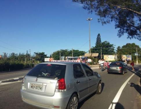 Protesto do grupo SOS Atafona
