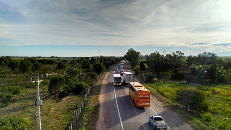 Protesto interdita BR 101