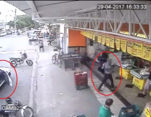 C�meras registraram a��o dos bandidos