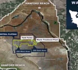 Central nuclear fica em Hanford