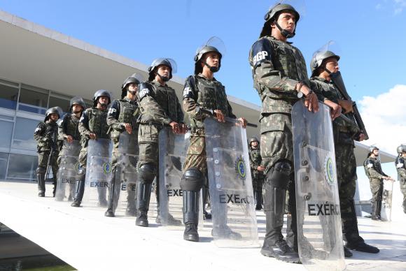Exército reforçou segurança em Brasília