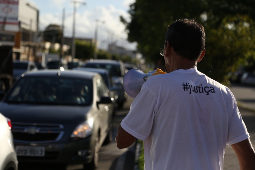 Ato pediu paz no trnsito