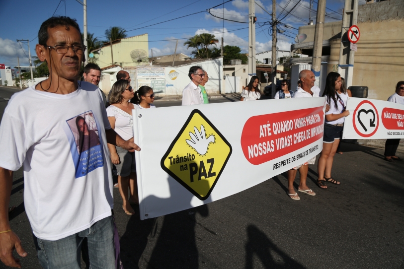 Ato pediu paz no trnsito