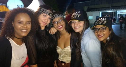 Fãs se emocionaram com show de Luan Santana