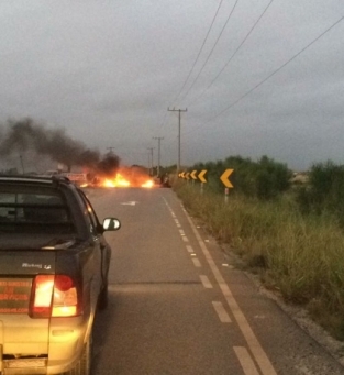 Protesto na regi&atilde;o do A&ccedil;u  