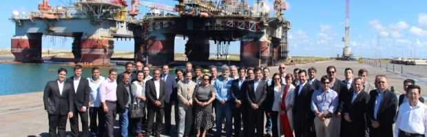 Assinatura de contrato com Porto do Açu