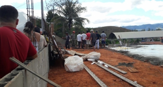 Ele trabalhava em obra de uma residncia