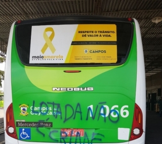 Topiqueiros picharam &ocirc;nibus em manifesta&ccedil;&atilde;o