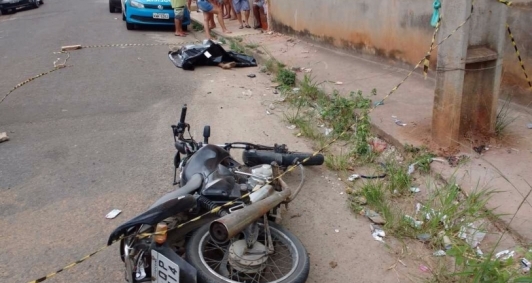 Motociclista morreu em colisão