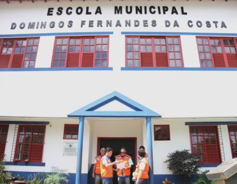 Simulado em escola de SJB