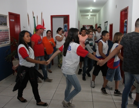 Simulado em escola de SJB