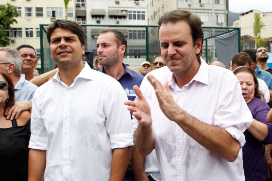Pedro Paulo e Eduardo Paes