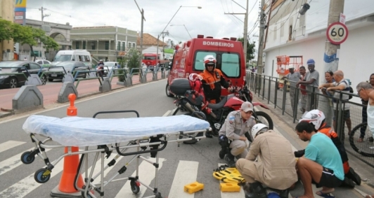 Atropelamento na Av. 28 de Maro