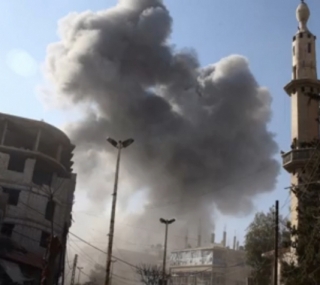 Bombardeio na Síria