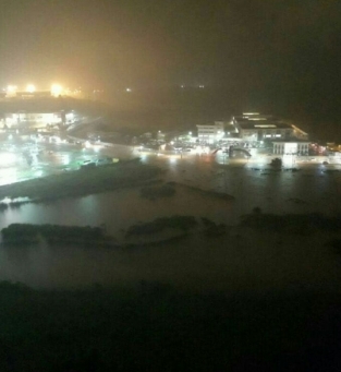 Maca teve vrios pontos inundados
