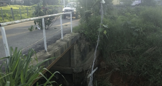 Defesa Civil interdita ponte em Morro do Coco