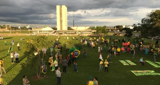 Protesto em Braslia 
