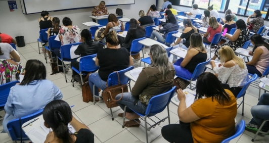 Aplicação de provas do processo seletivo