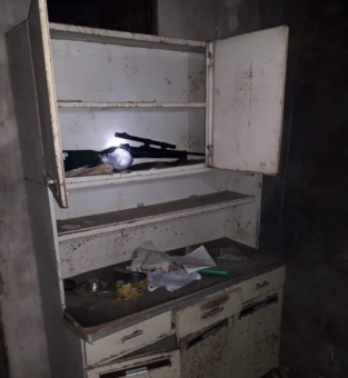 Fuzil encontrado dentro de casa em Goitacazes 