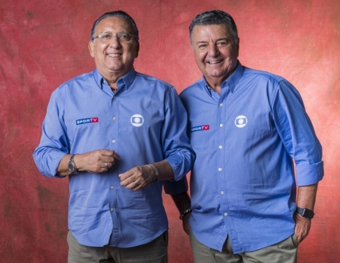 Galvão Bueno e Arnaldo César Coelho