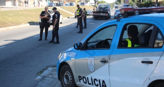 Operao da Polcia Militar em Guarus