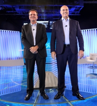 Wilson Witzel e Eduardo Paes