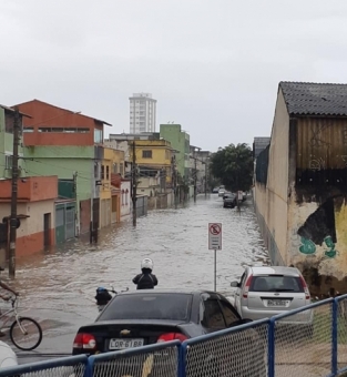 Alagamentos em Maca (Foto: Barra News)