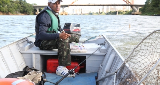 Adepto Sargento do Exército, Anderson Gomes dos Santos pratica a pesca recreativa há 15 anos