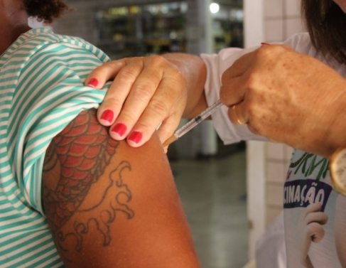 Vacinação no Mercado Municipal