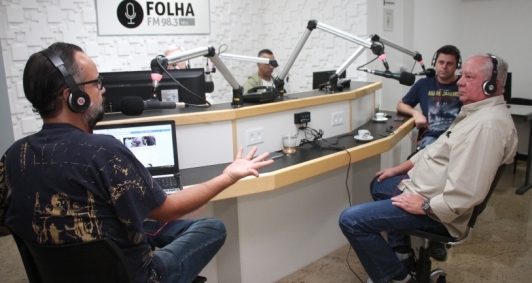 Folha no Ar recebe Carlos Bacelar