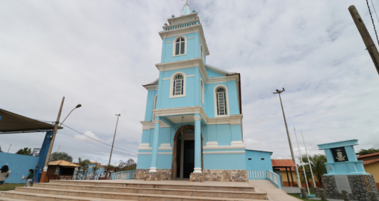 Imagem de Nossa Senhora Aparecida ser colocada no Santurio de Atafona