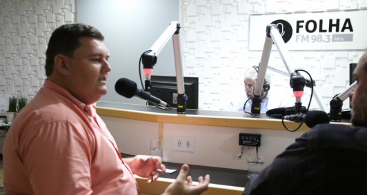 Marcelo Garcia participou do Folha no Ar