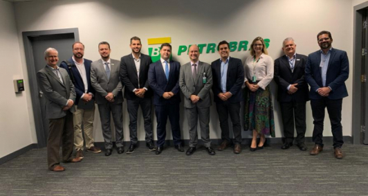 Rafael Diniz se reuniu com diretores da Petrobras