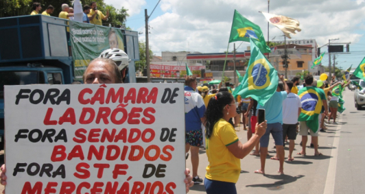 Manifestao pr-Bolsonaro em Campos