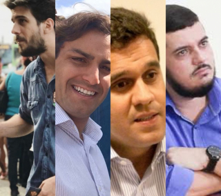 Gustavo Matheus agora ex-PV, Hans Muylaert, Rafael Diniz e Rodrigo Bacellar 