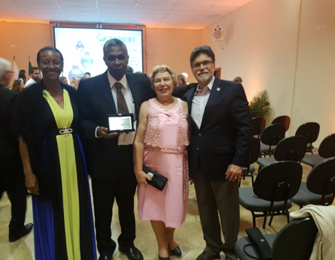 Homenagem na Sociedade de Medicina em 2018