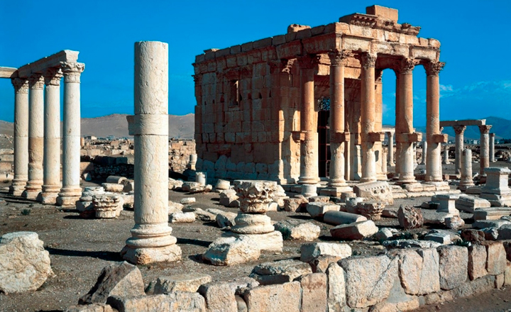 Datado dos primeiros sculos da era crist, Baal Shamin era um dos principais smbolos arquitetnicos do local. Com traos egpcios adquiridos aps uma reforma em 258 d.C., havia se tornado uma igreja.