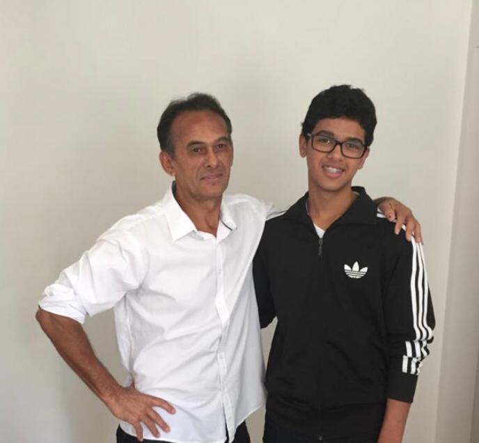  Jhosep e o filho Felipe Viana