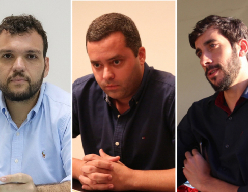 Fábio Bastos, César Tinoco e Alexandre Bastos