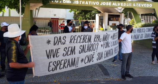 Manifestao de RPAs (Fotos: Genilson Pessanha)