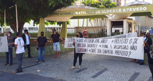 Manifestao de RPAs (Fotos: Genilson Pessanha)