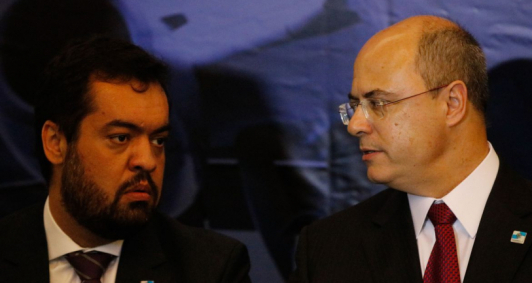 Cláudio Castro e Wilson Witzel 