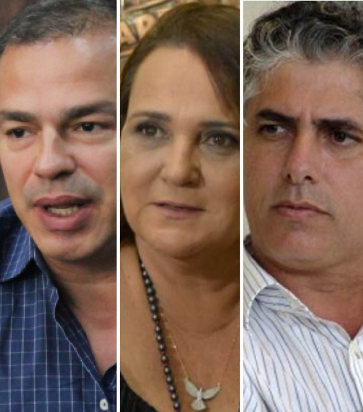 Frederico Paes, Carla Machado e Riverton Mussi