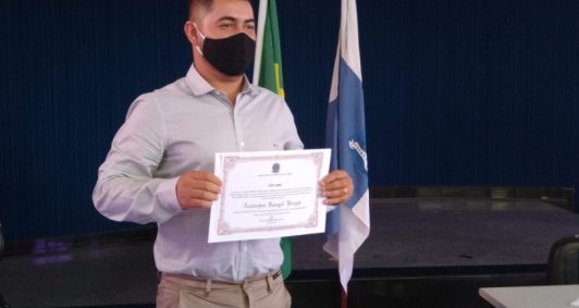 Diplomao de Dandinho de Rio Preto (Foto: Aldir Sales)
