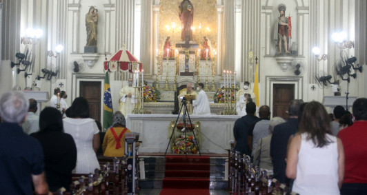 Missa natalina na Catedral (Foto: Antônio Filho)