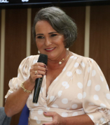 Carla Machado, prefeita de SJB