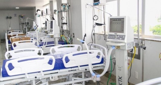 Instala��o de leitos (Fotos: Divulga��o)